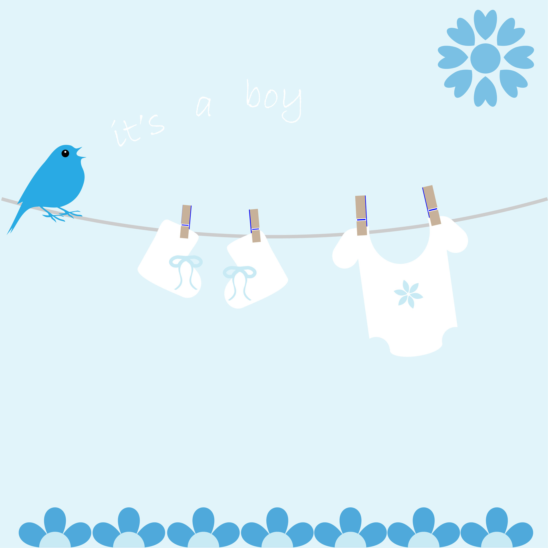 Download Free Photo Of Baby Boy Birth Announcement Card From