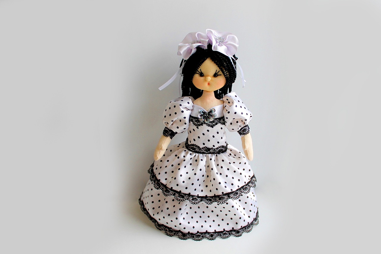 baby doll handmade toy free photo