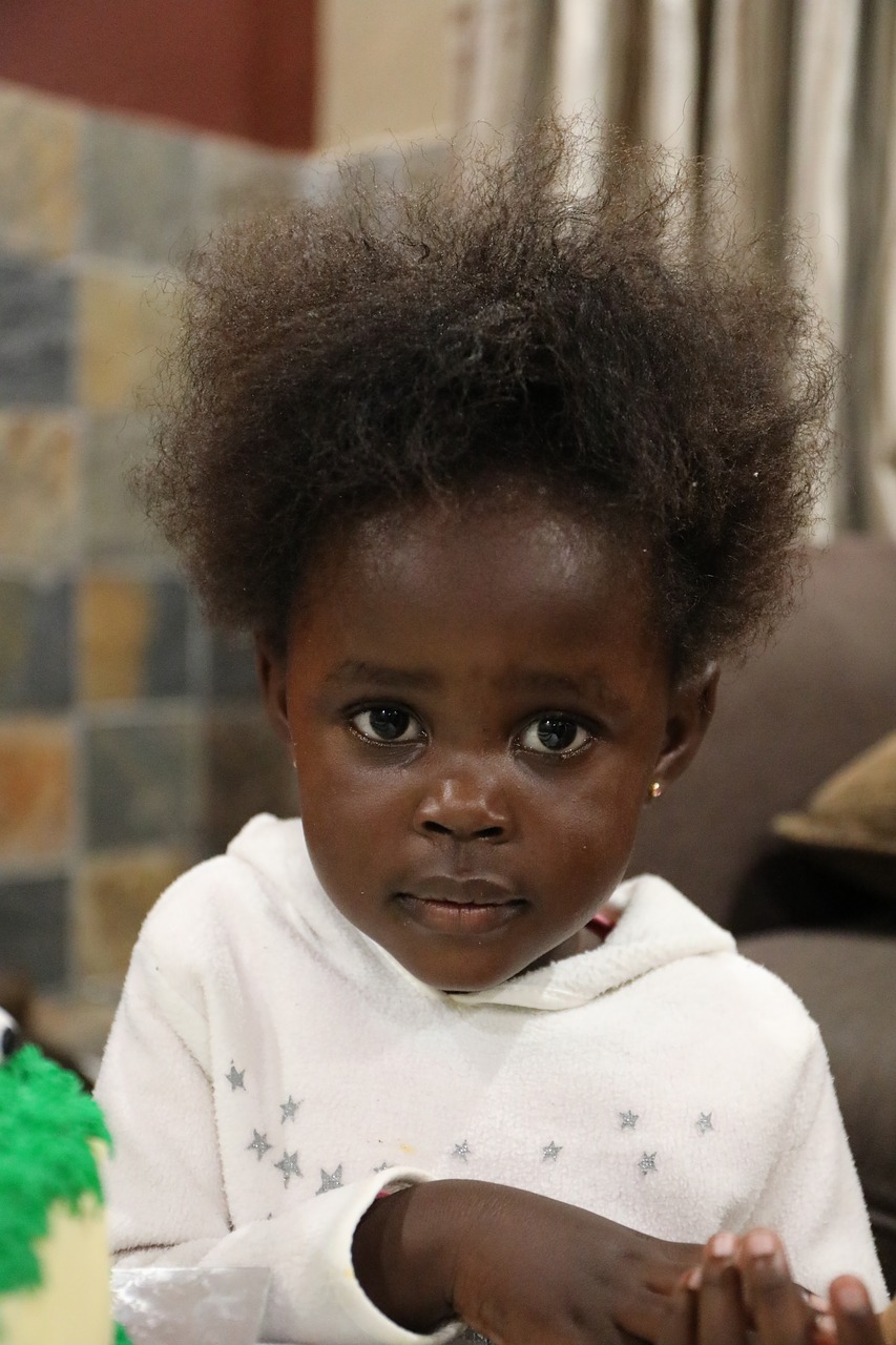 baby girl  black child  african free photo