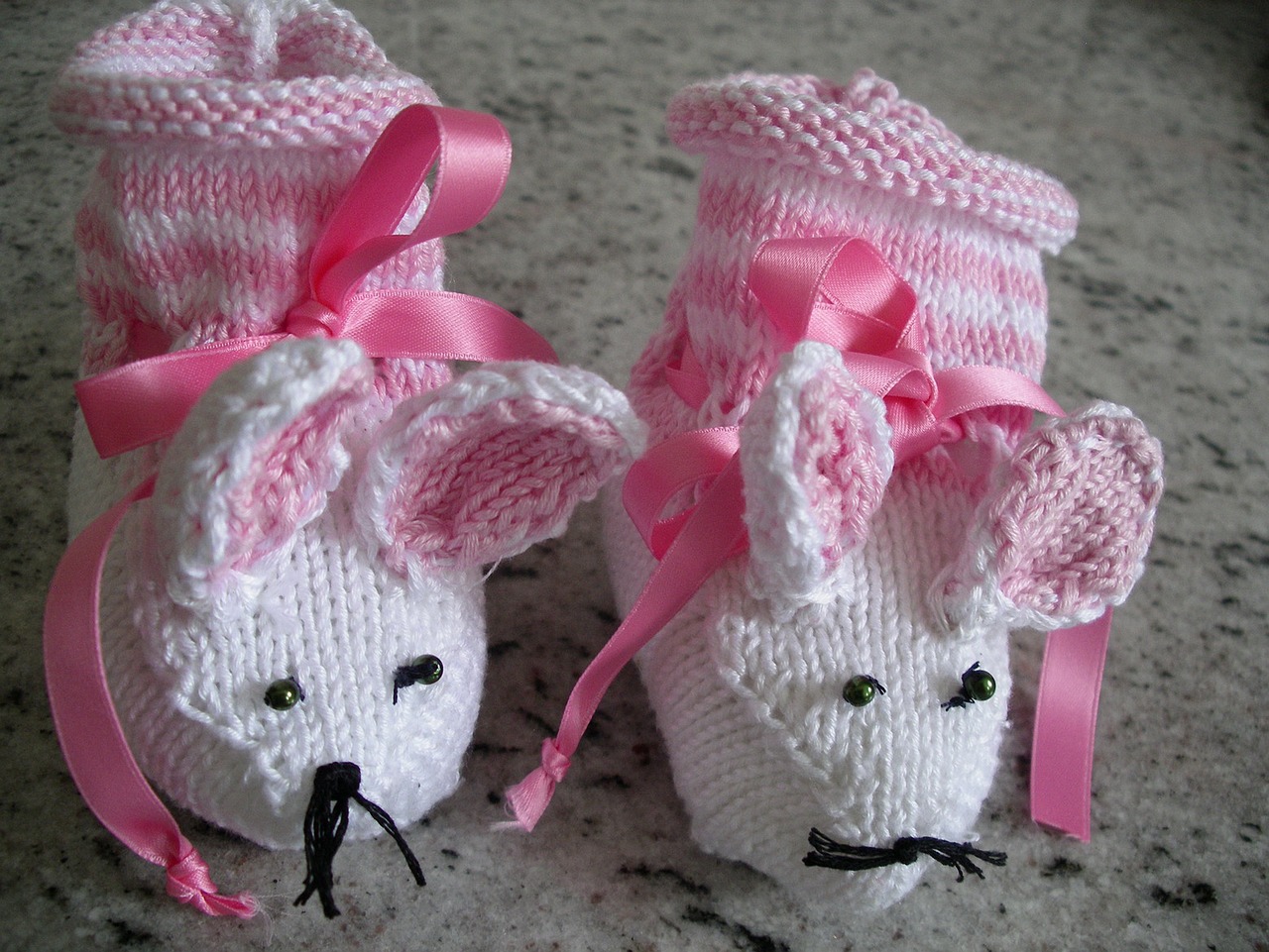 baby shoes first born shoes knit homemade socks mice free photo