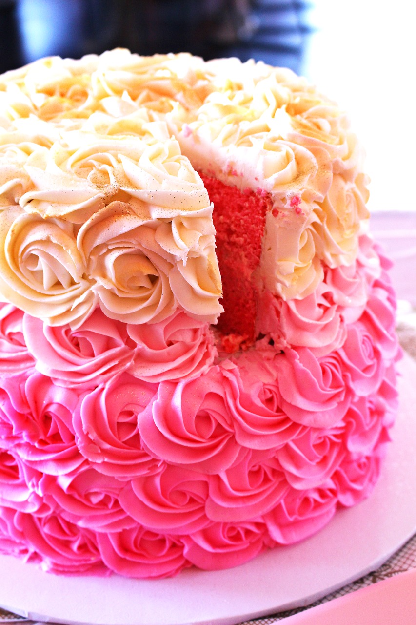 baby shower cake pink free photo