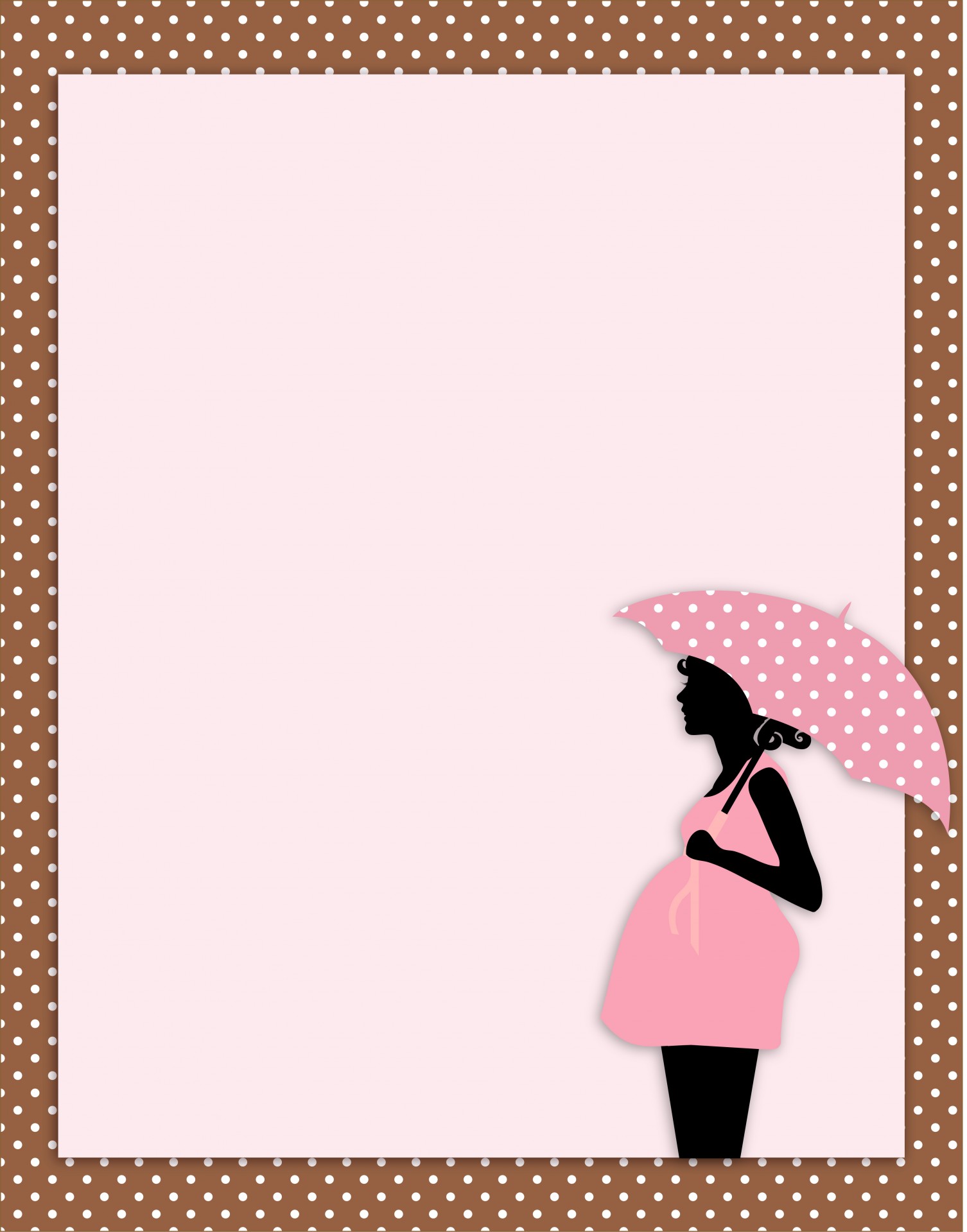 baby shower card template free photo