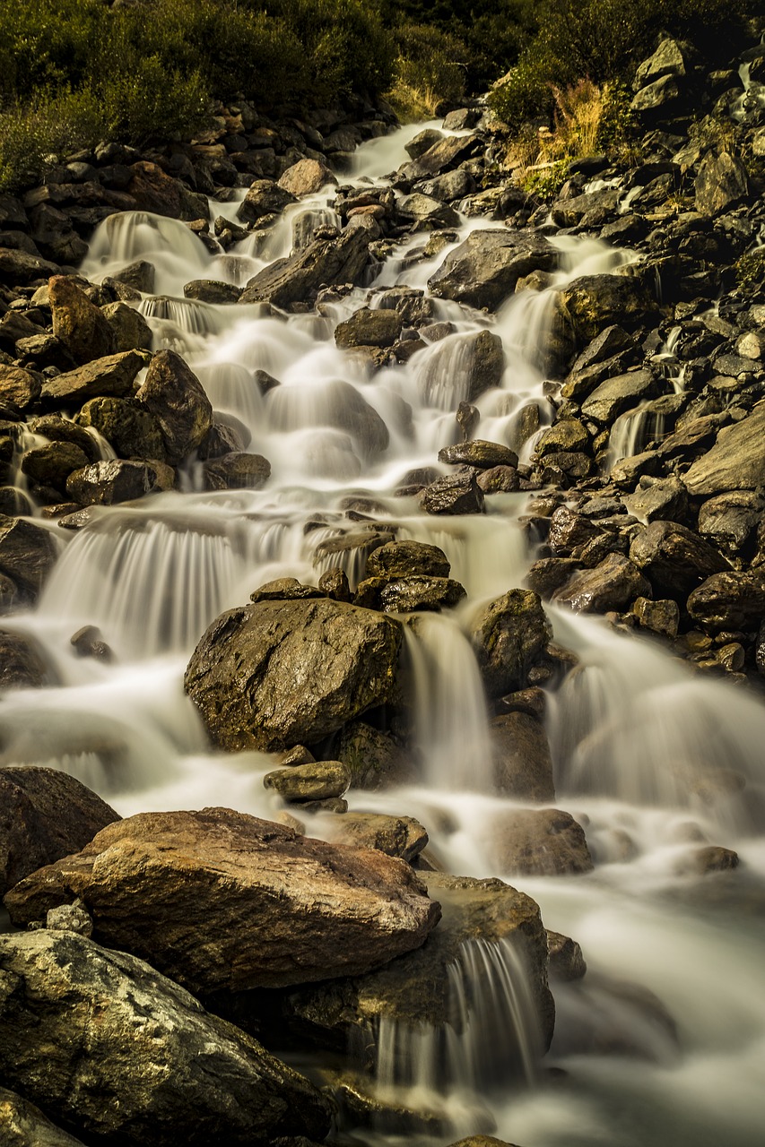 bach  waterfall  nature free photo