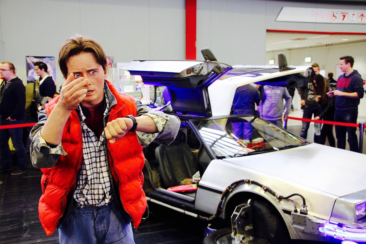 back in the future mcfly comiccon free photo