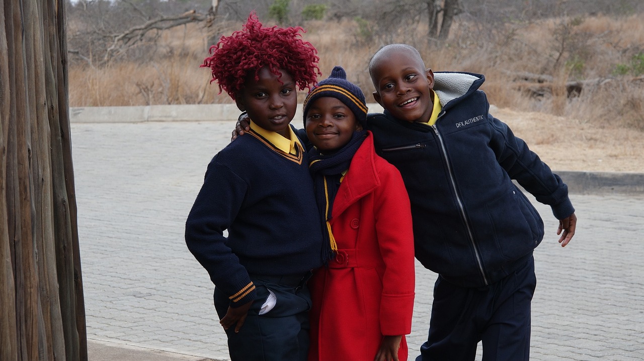 back to school children africa free photo