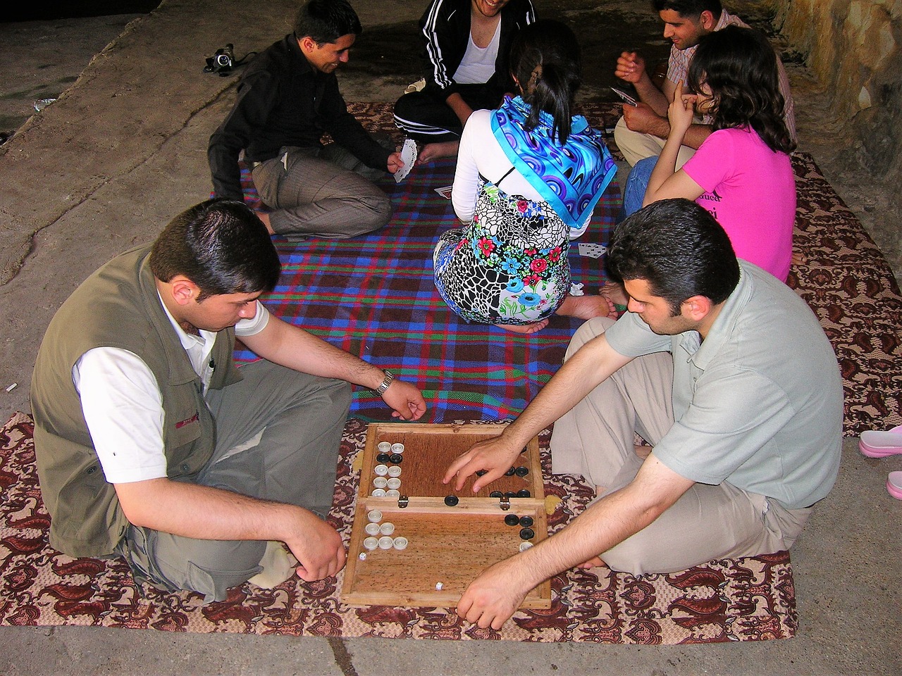 backgammon play game board free photo