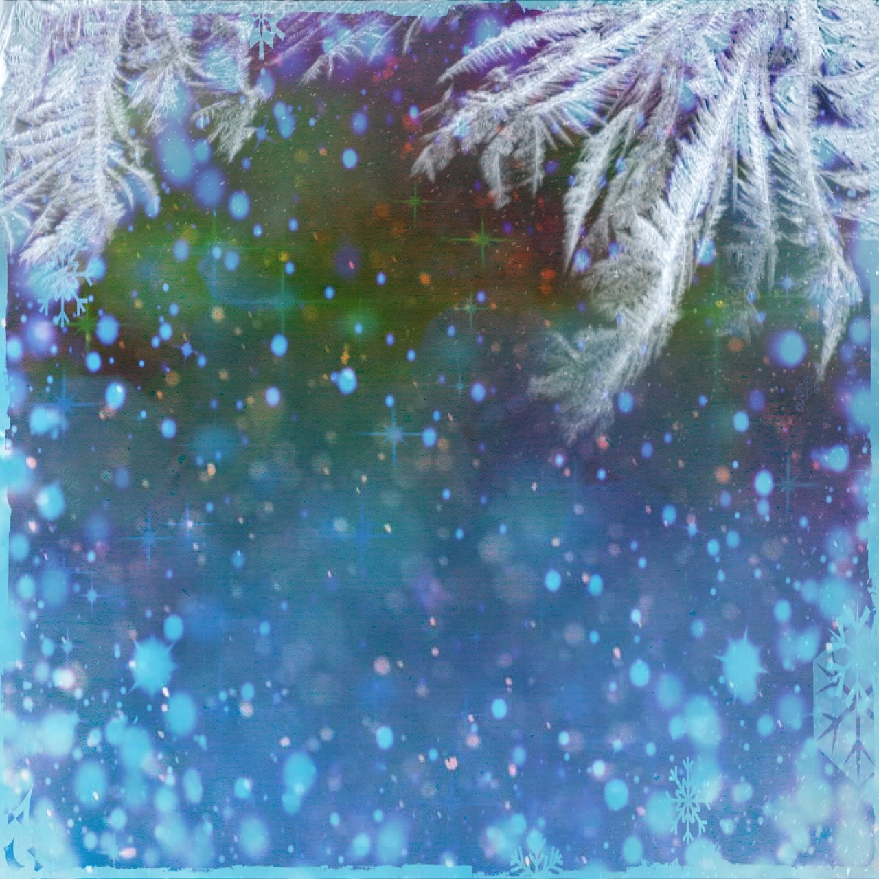 background christmas snowflakes free photo