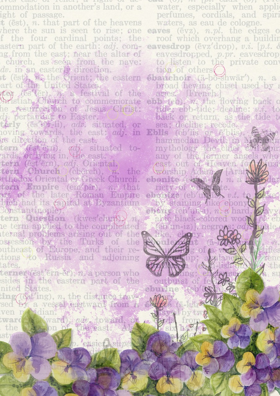 background flower purple free photo