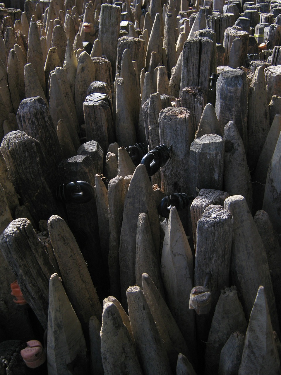 background piles wood free photo