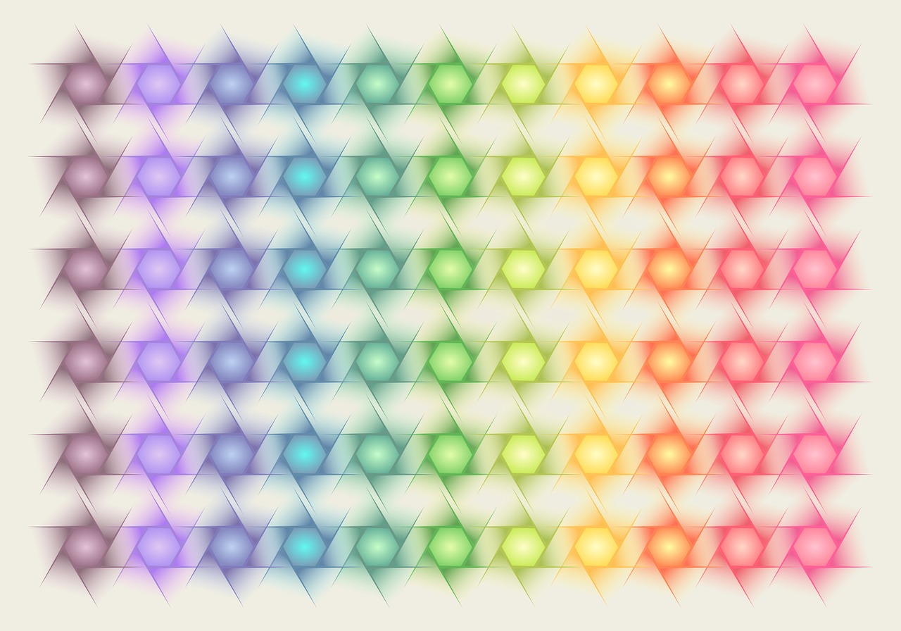 background colorful polygon free photo