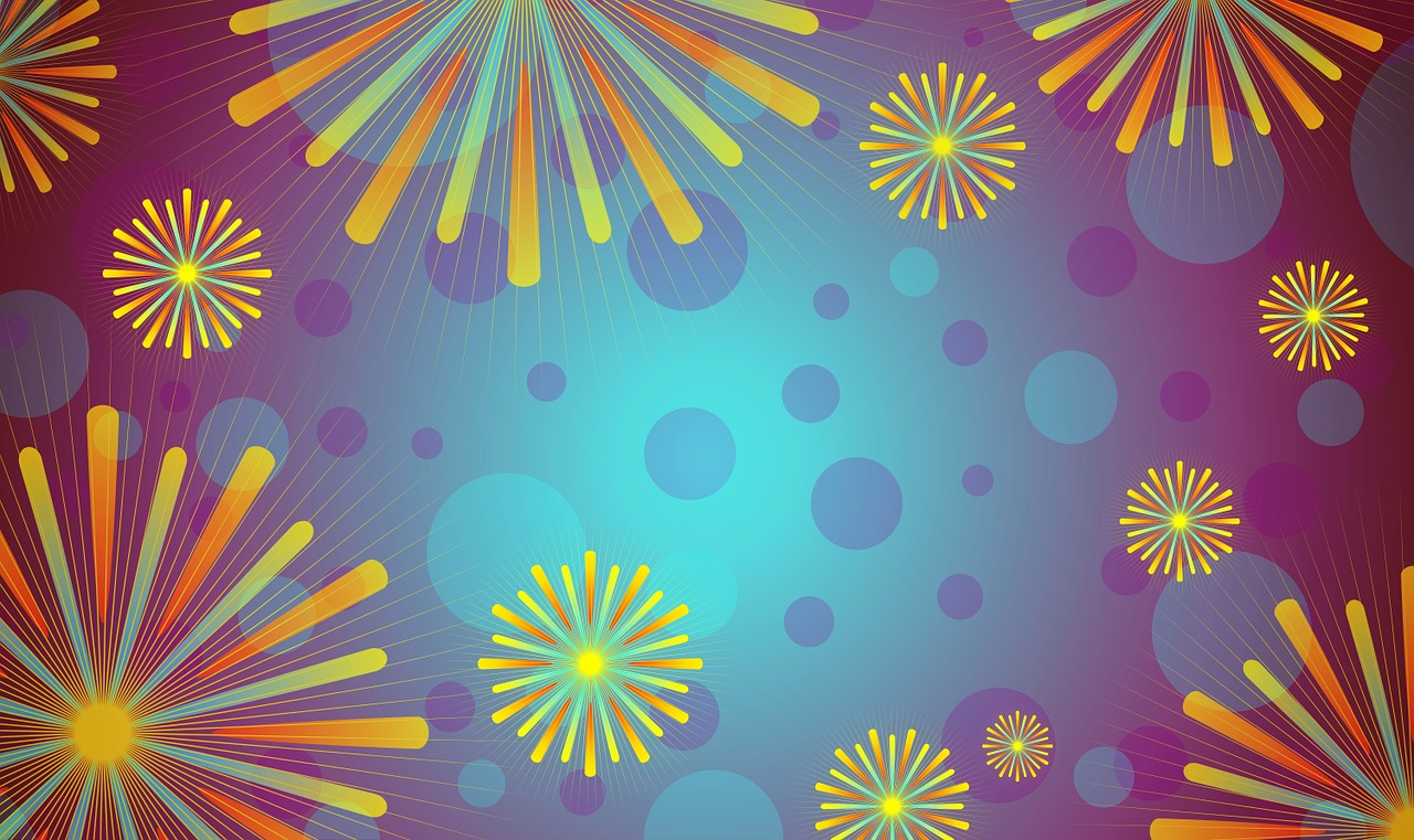 background fireworks abstract free photo