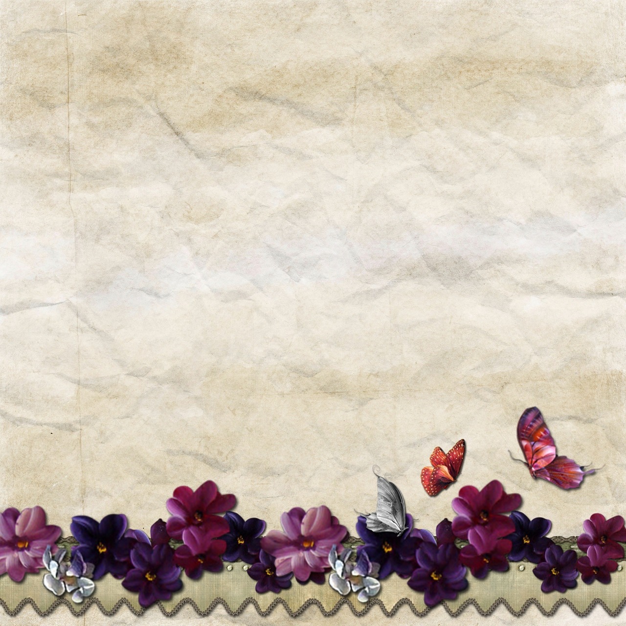 background butterfly vintage free photo