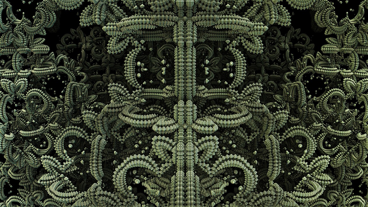 background fractal render free photo