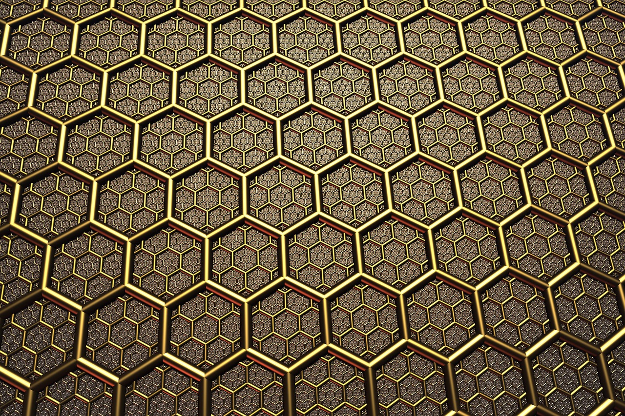background texture hexagon free photo
