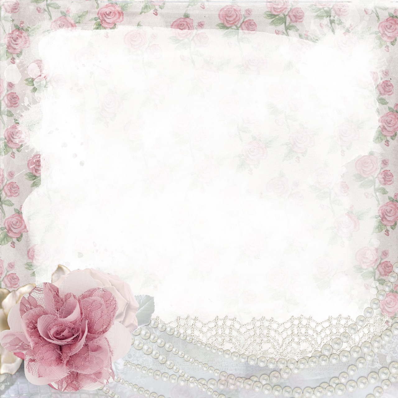 background scrapbooking roses free photo