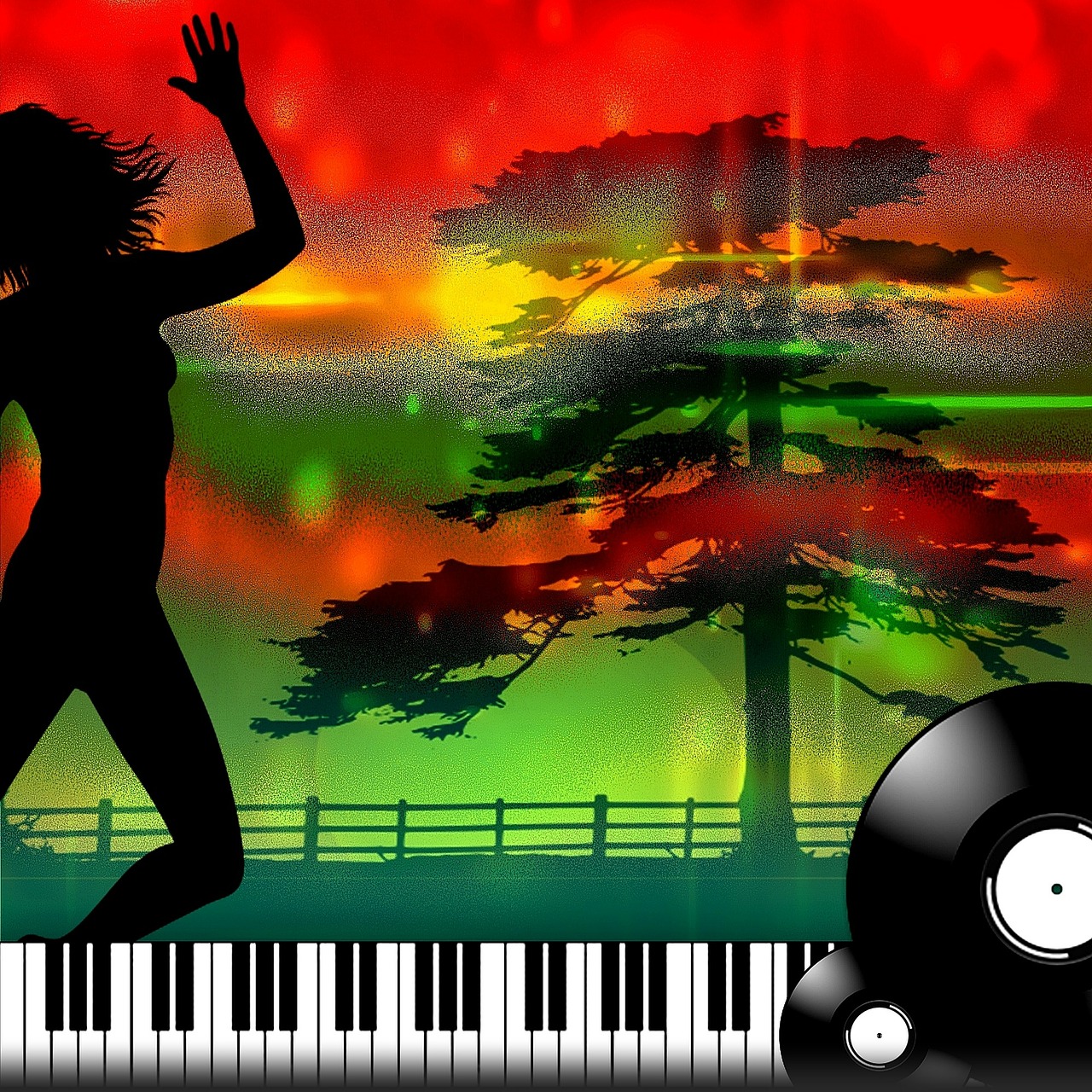 background dance music free photo