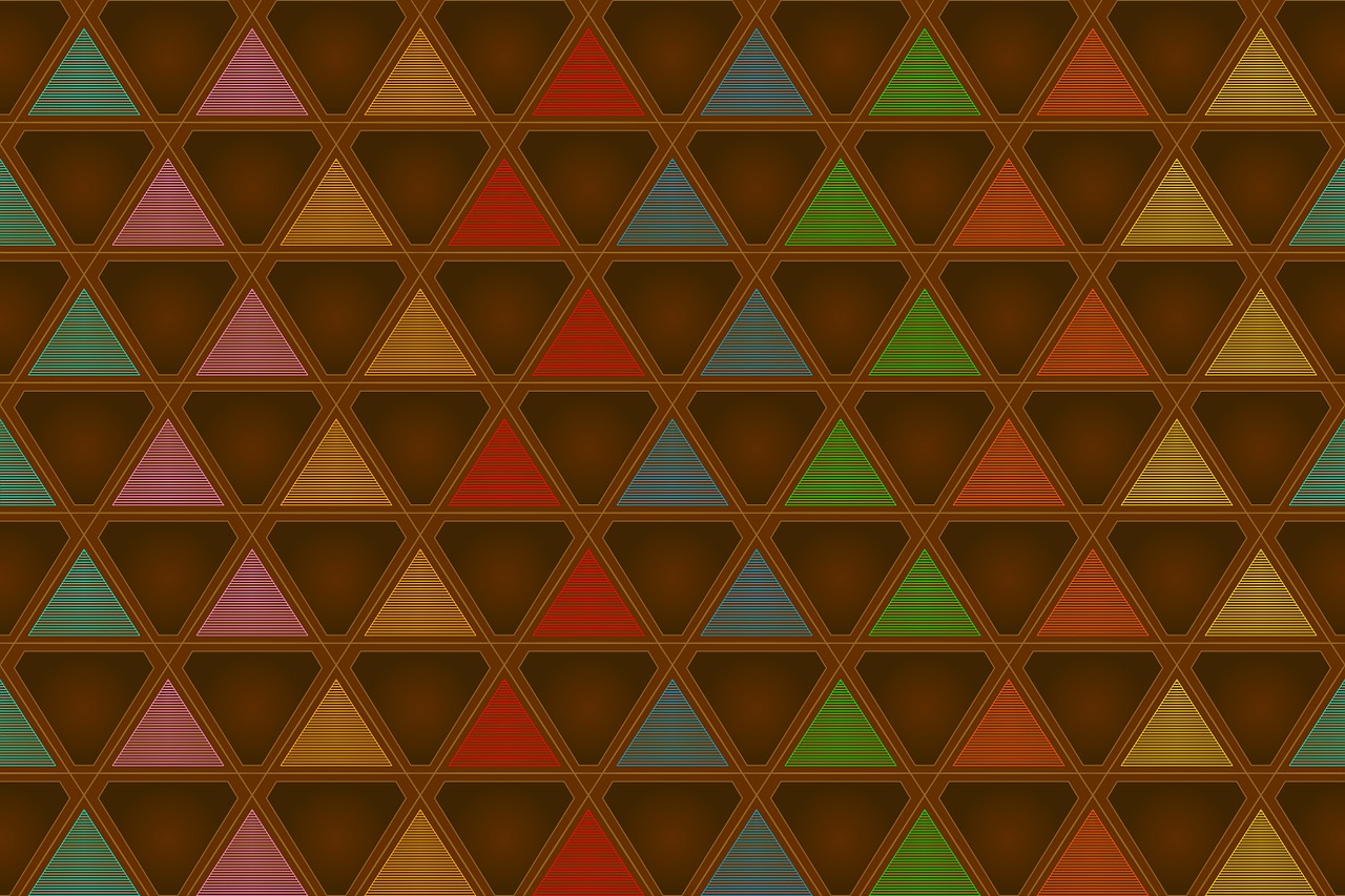 background colorful triangle free photo