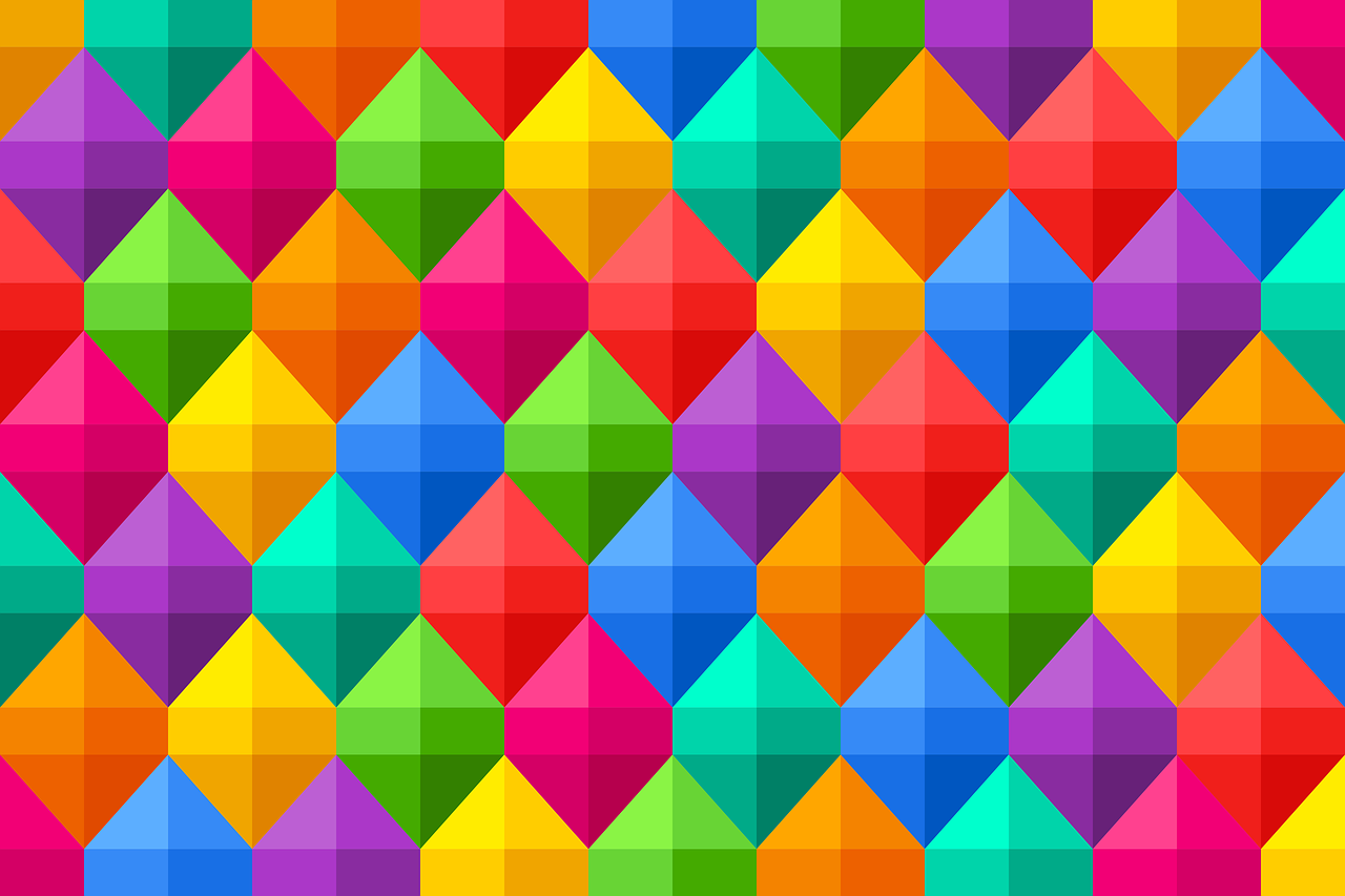 background colorful geometric free photo