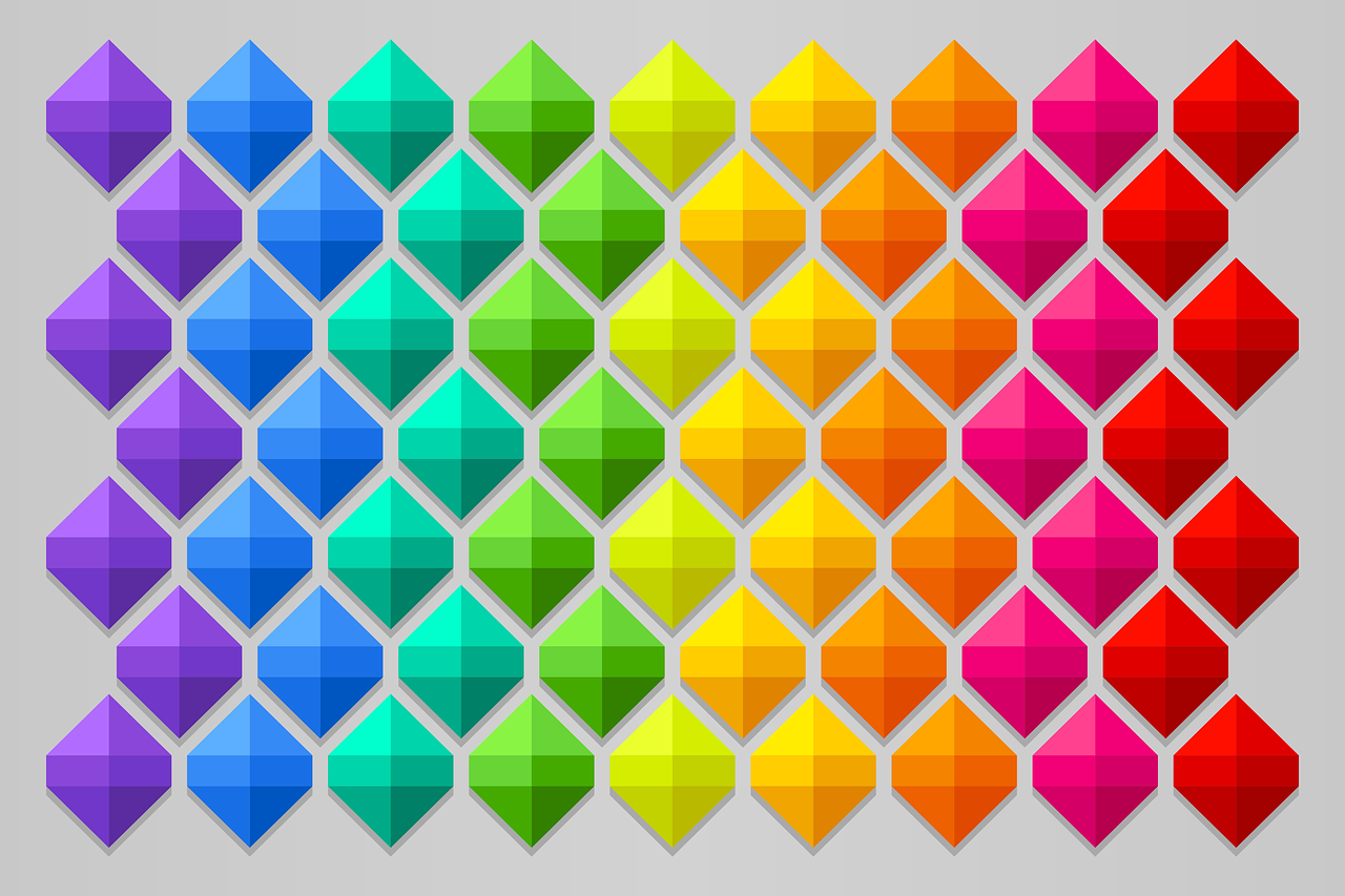 background colorful geometric free photo