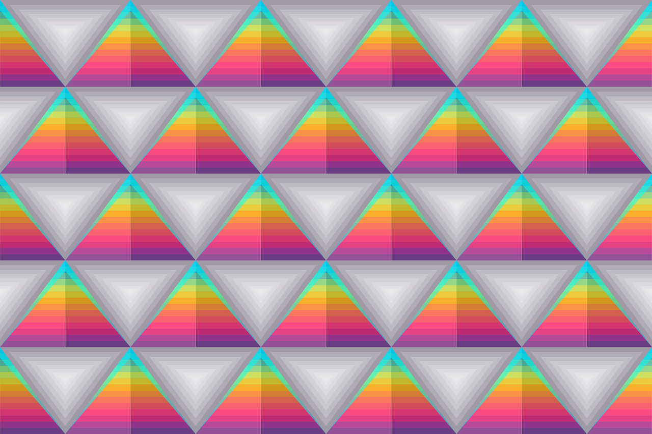 background colorful triangle free photo