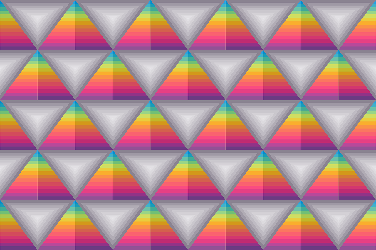 background colorful triangle free photo