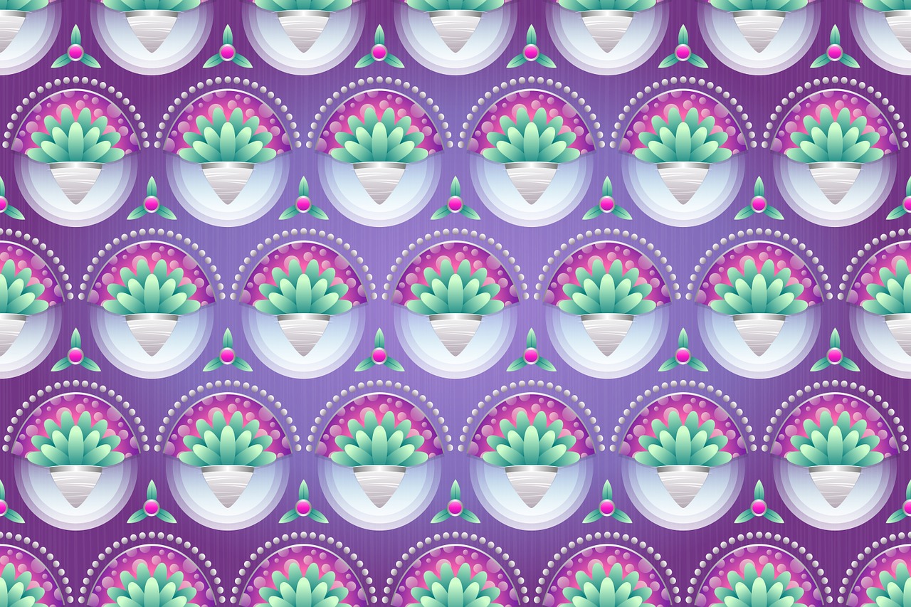 background floral pattern free photo