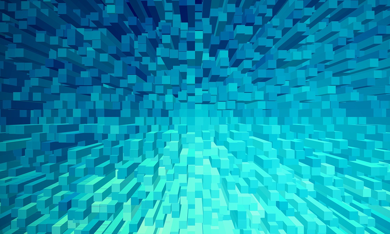 background blu shapes free photo