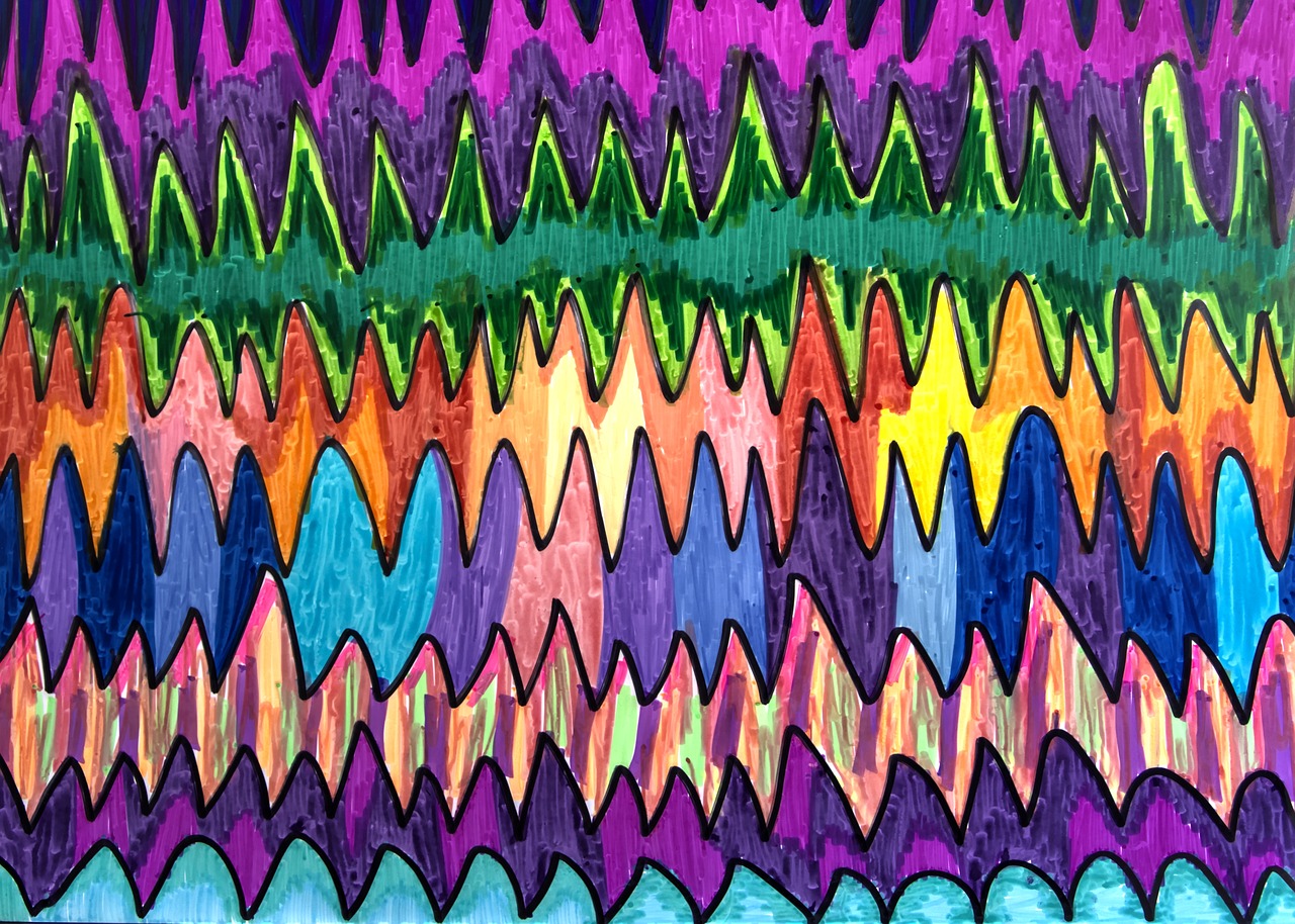 background paper felt pens free photo