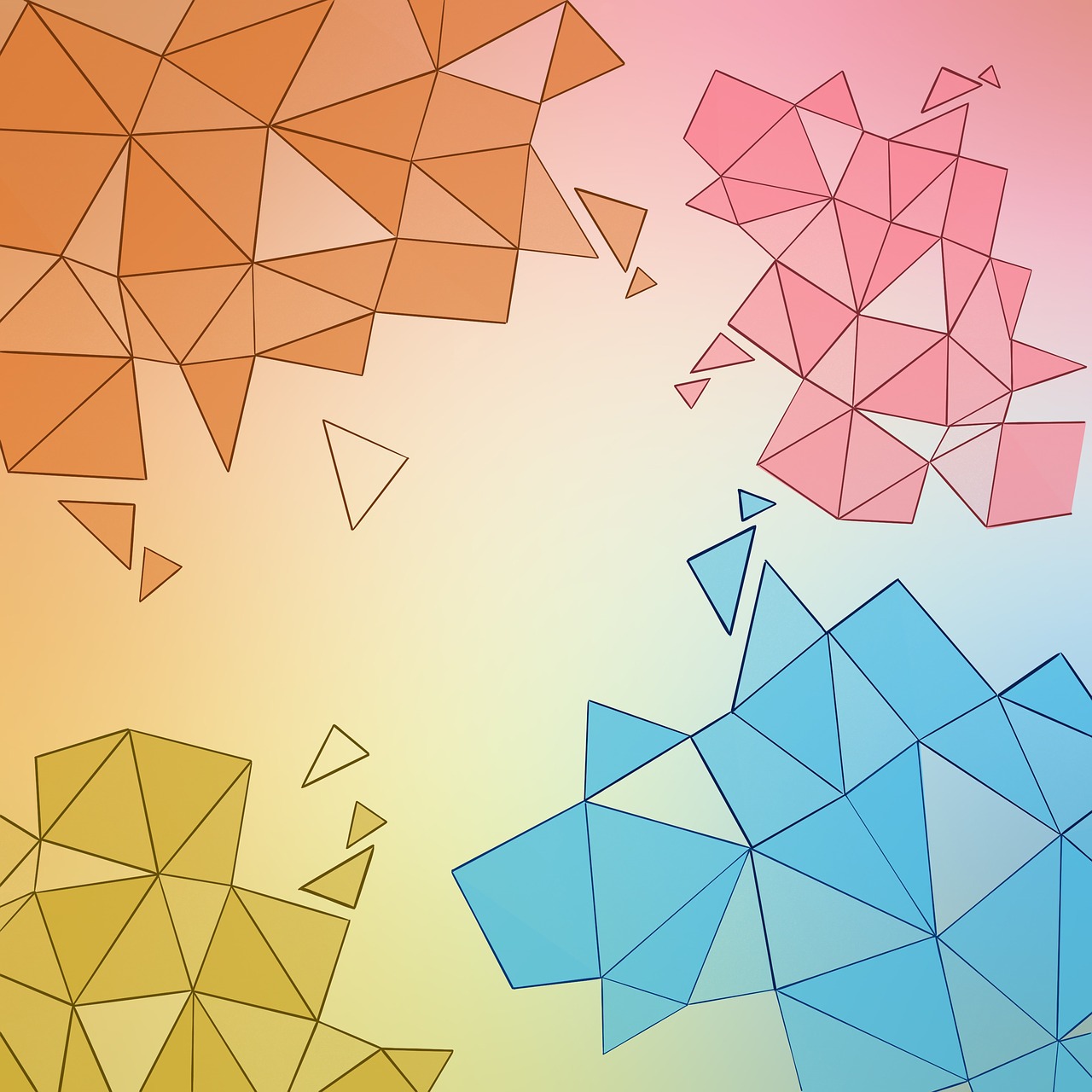 background pastel geometric free photo