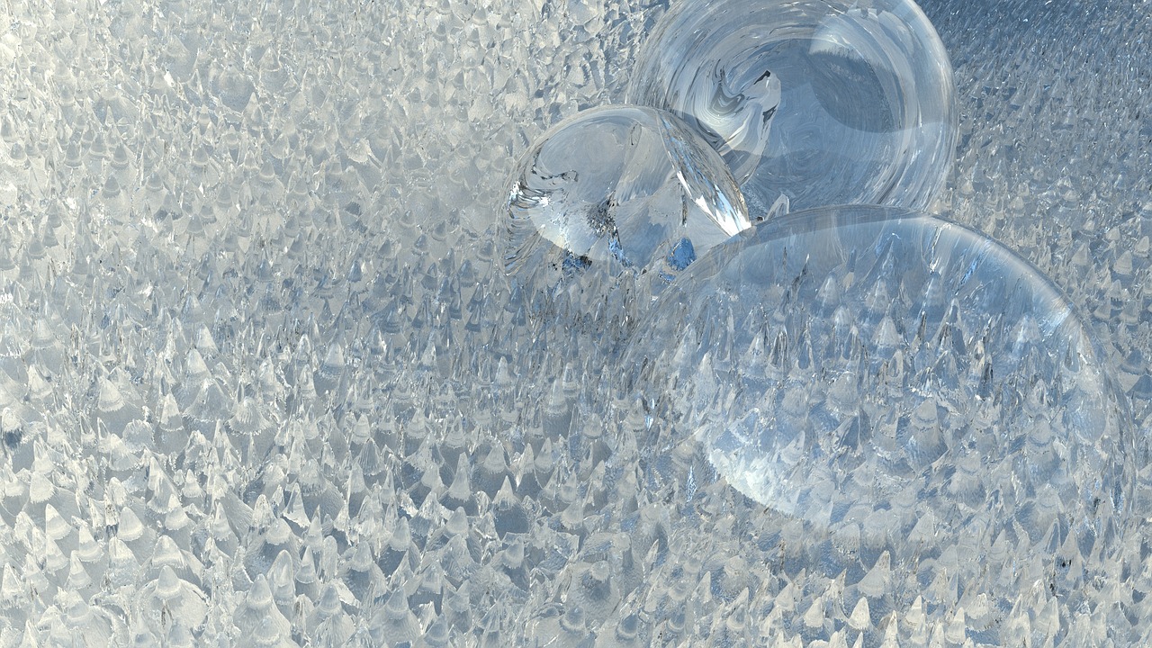 фото замороженной воды