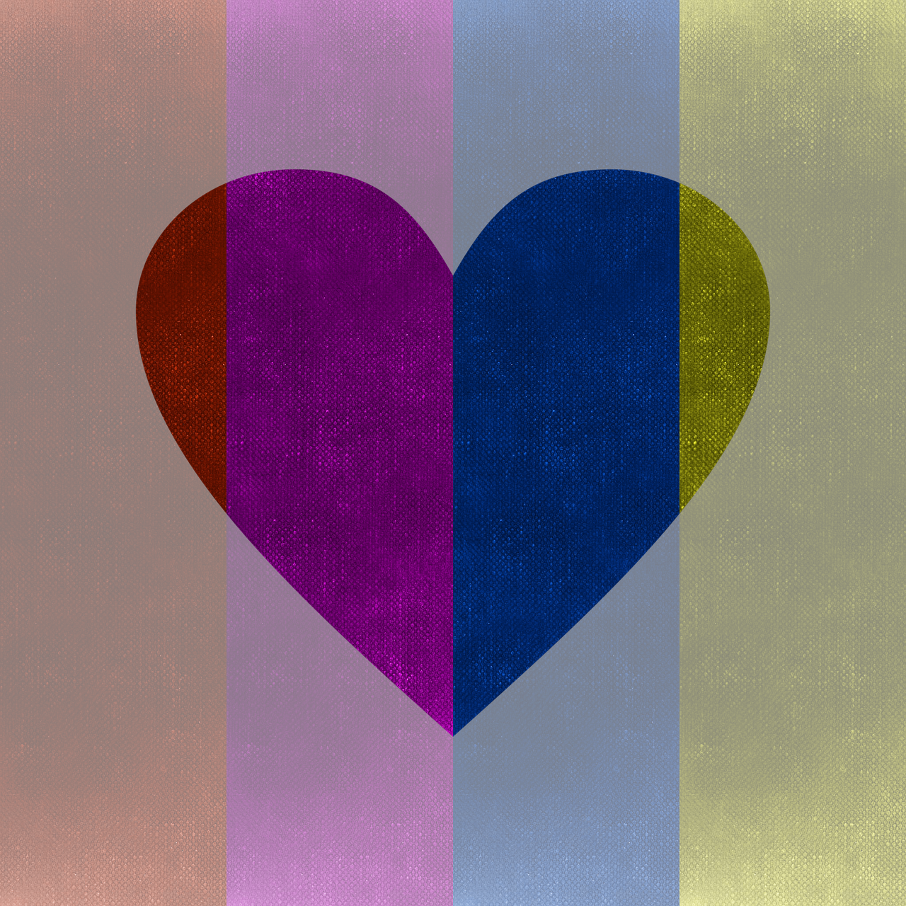 background colorful heart free photo