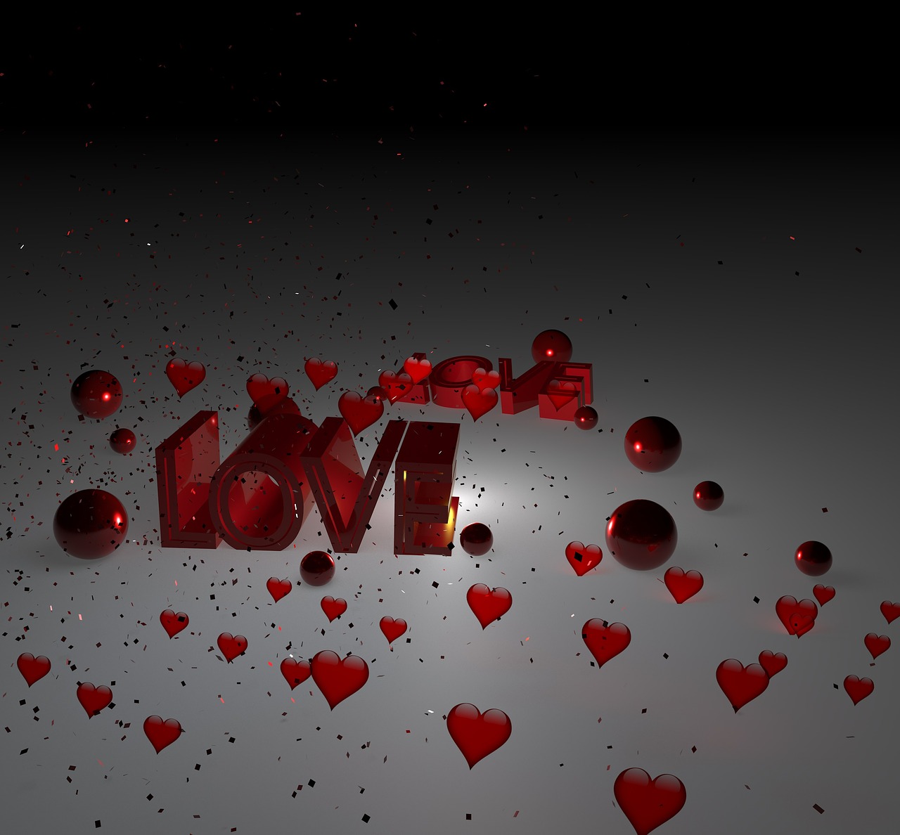 background love heart free photo