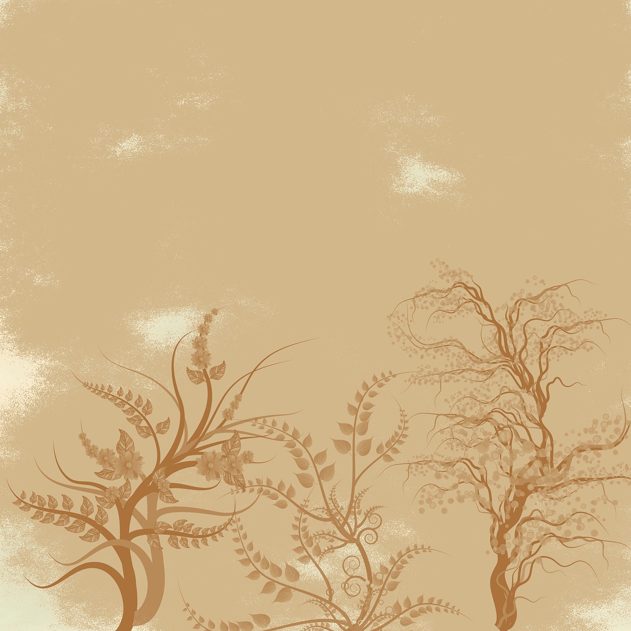 background scrapbooking trees free photo