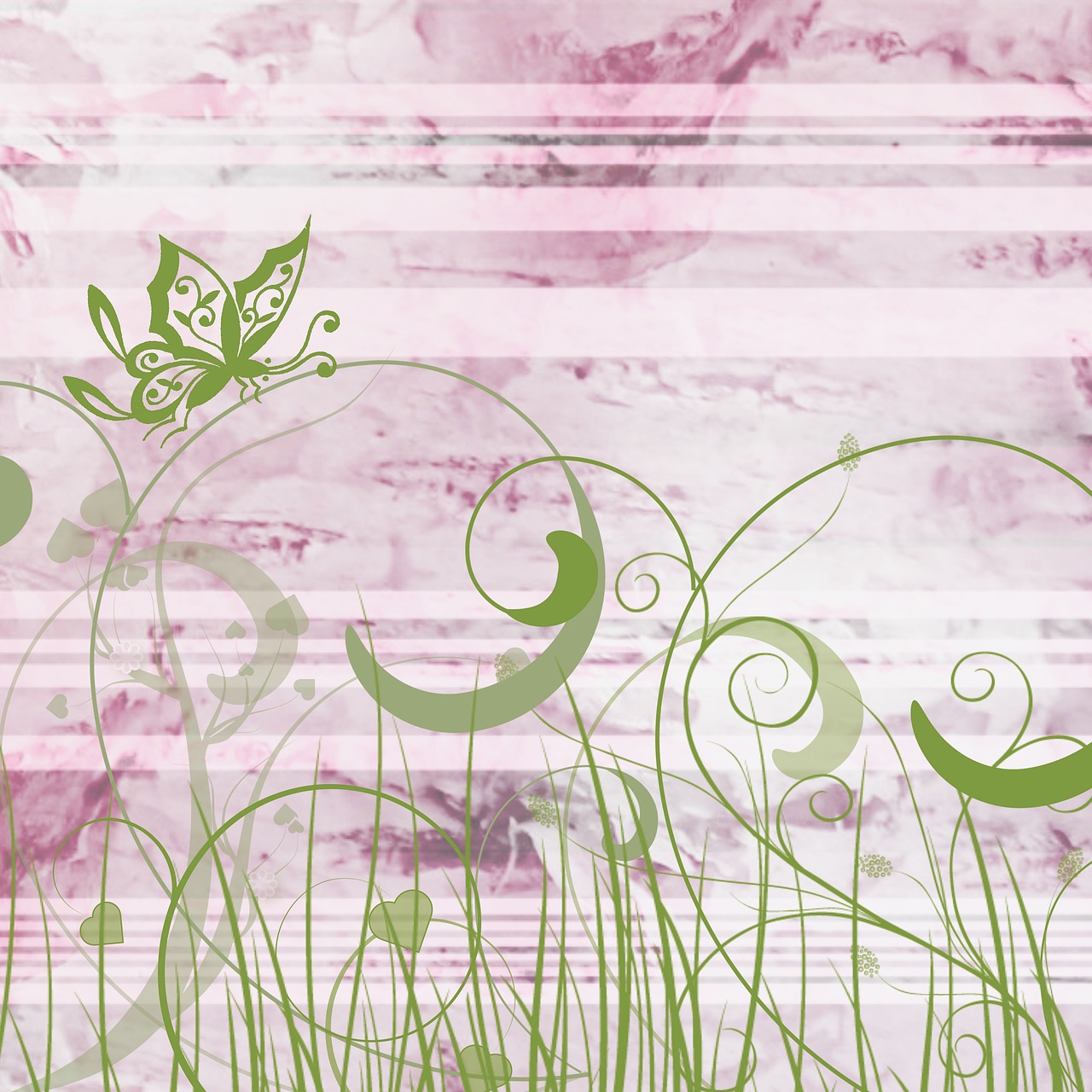 background scrapbooking butterfly free photo
