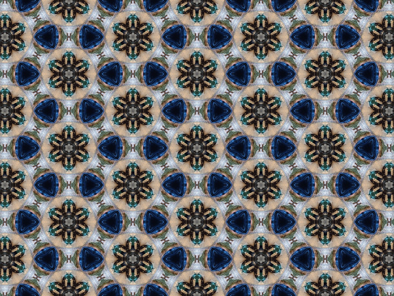 background kaleidoscope geometric free photo