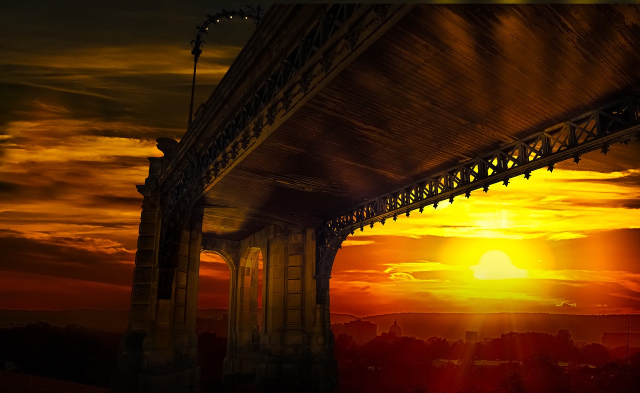 background pattern bridge free photo