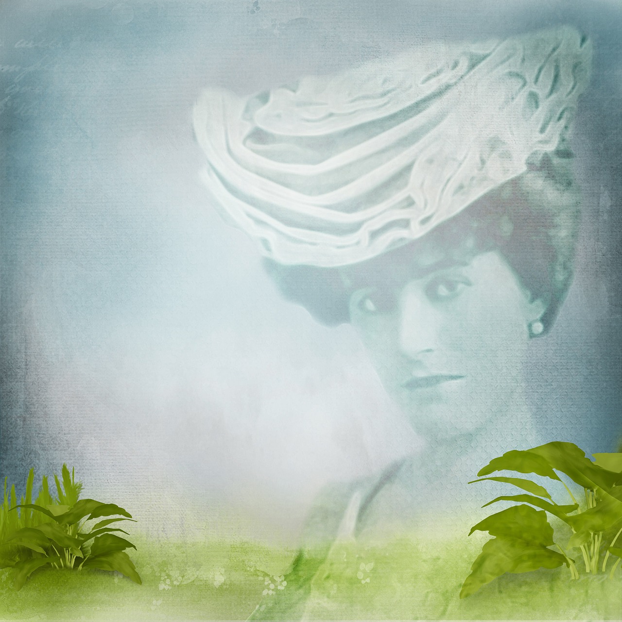 Background,blue,1920,woman,vintage - free image from needpix.com