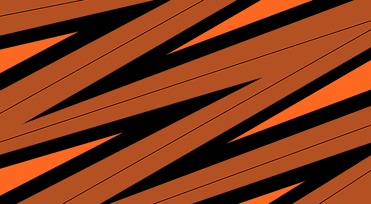 background orange zigzag free photo