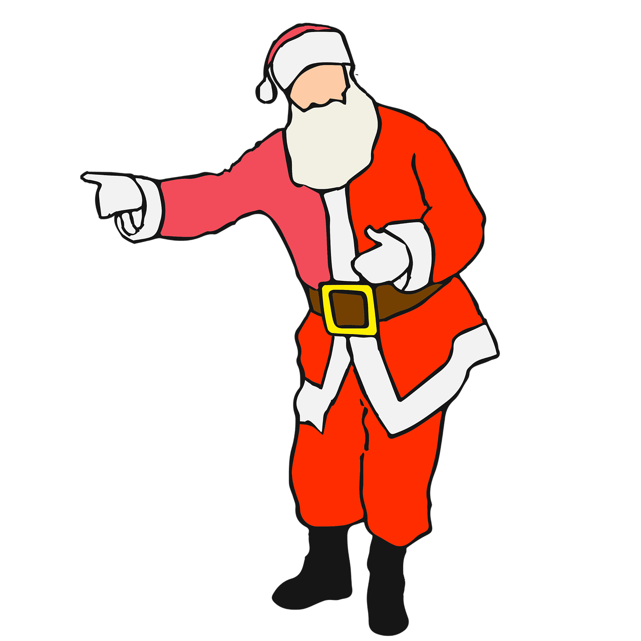 background claus full length free photo