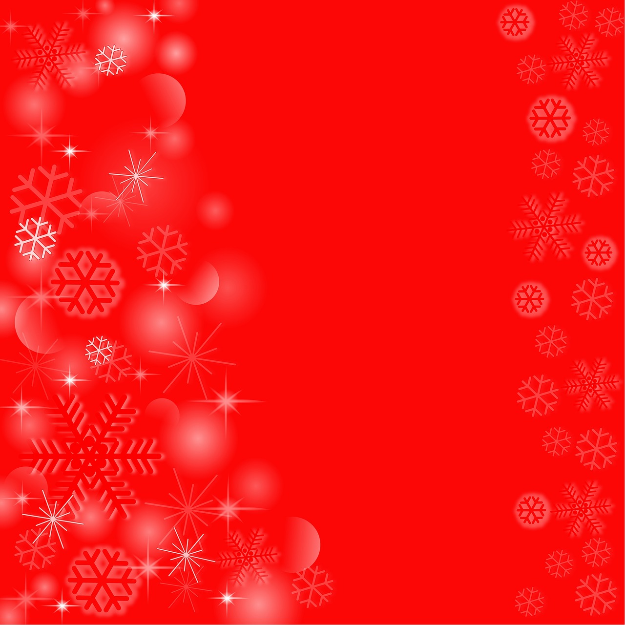 background red snowflakes free photo