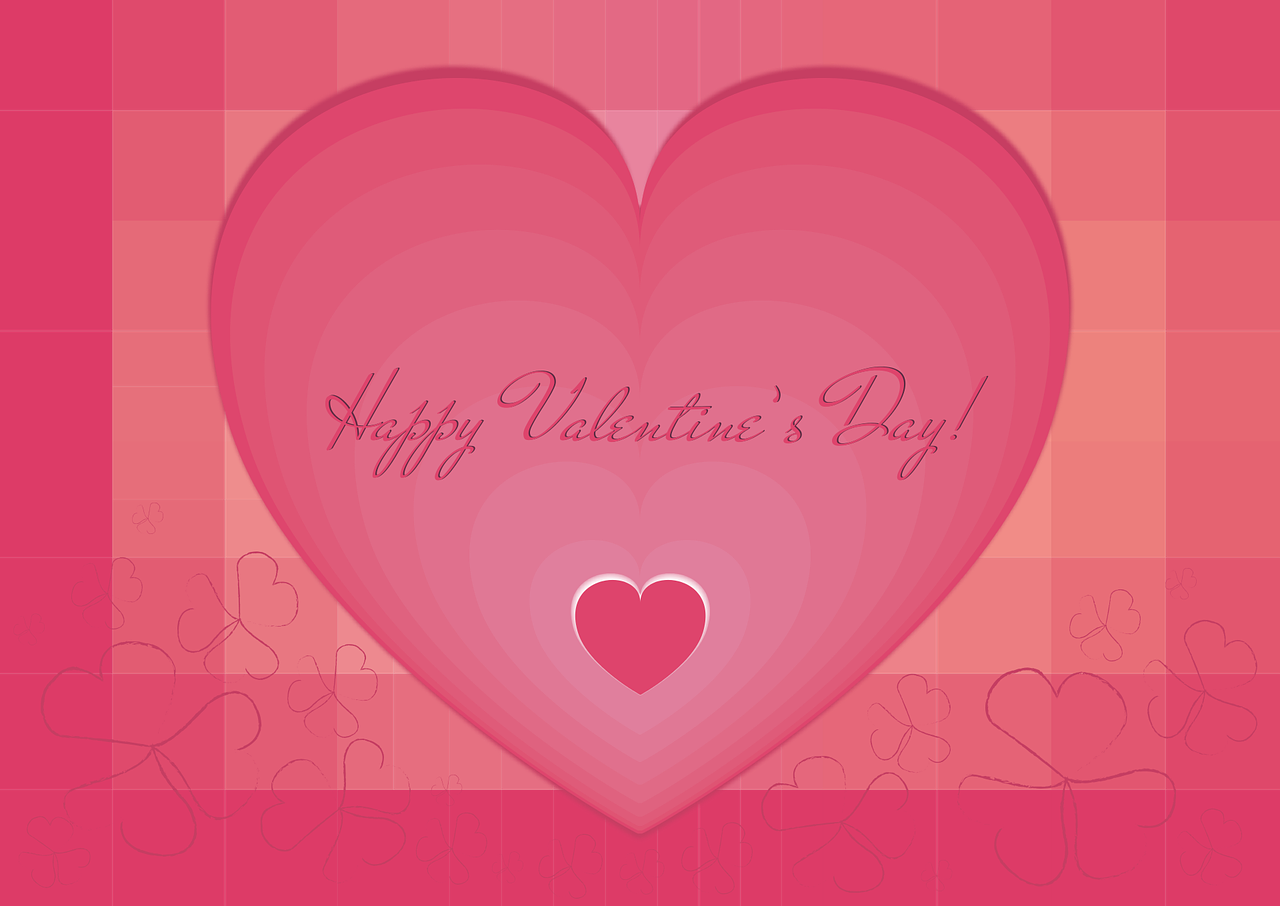 background valentine greeting card free photo