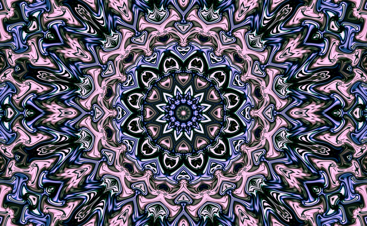 background kaleidoscope abstract free photo