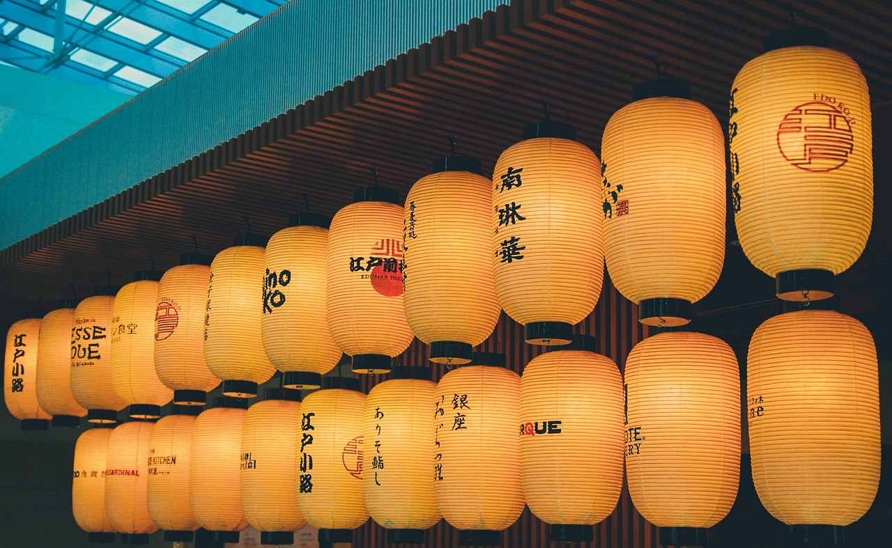 background lantern festival free photo