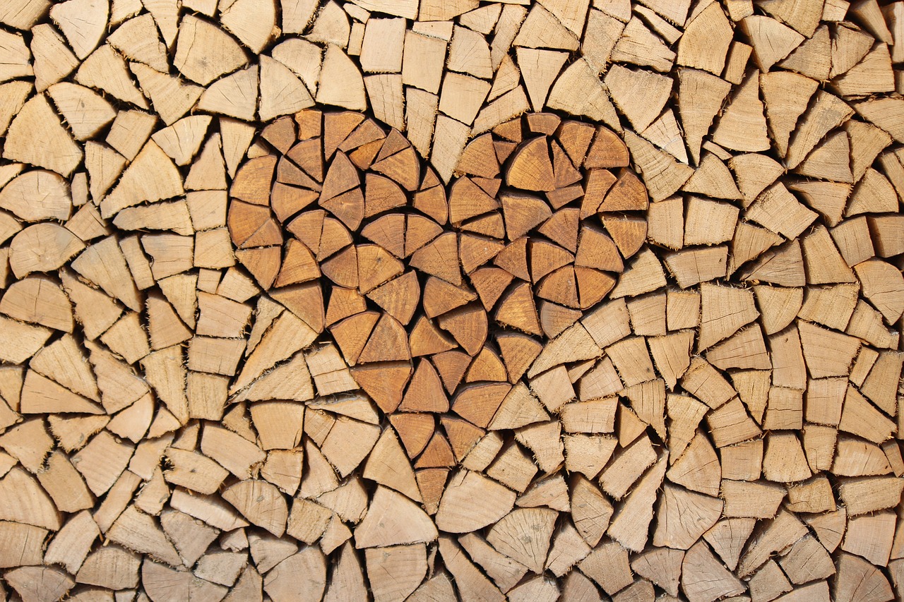 background  wood  heart free photo