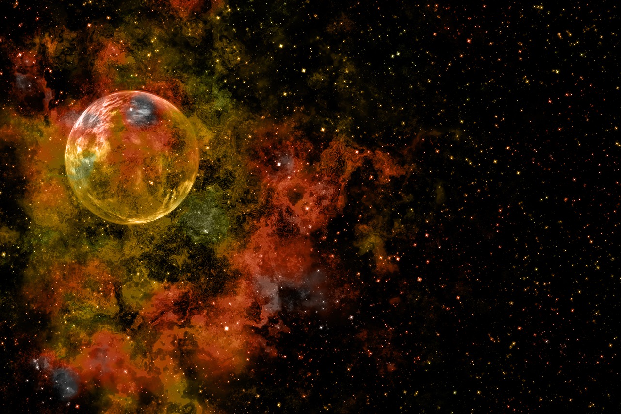 background  space  planet free photo