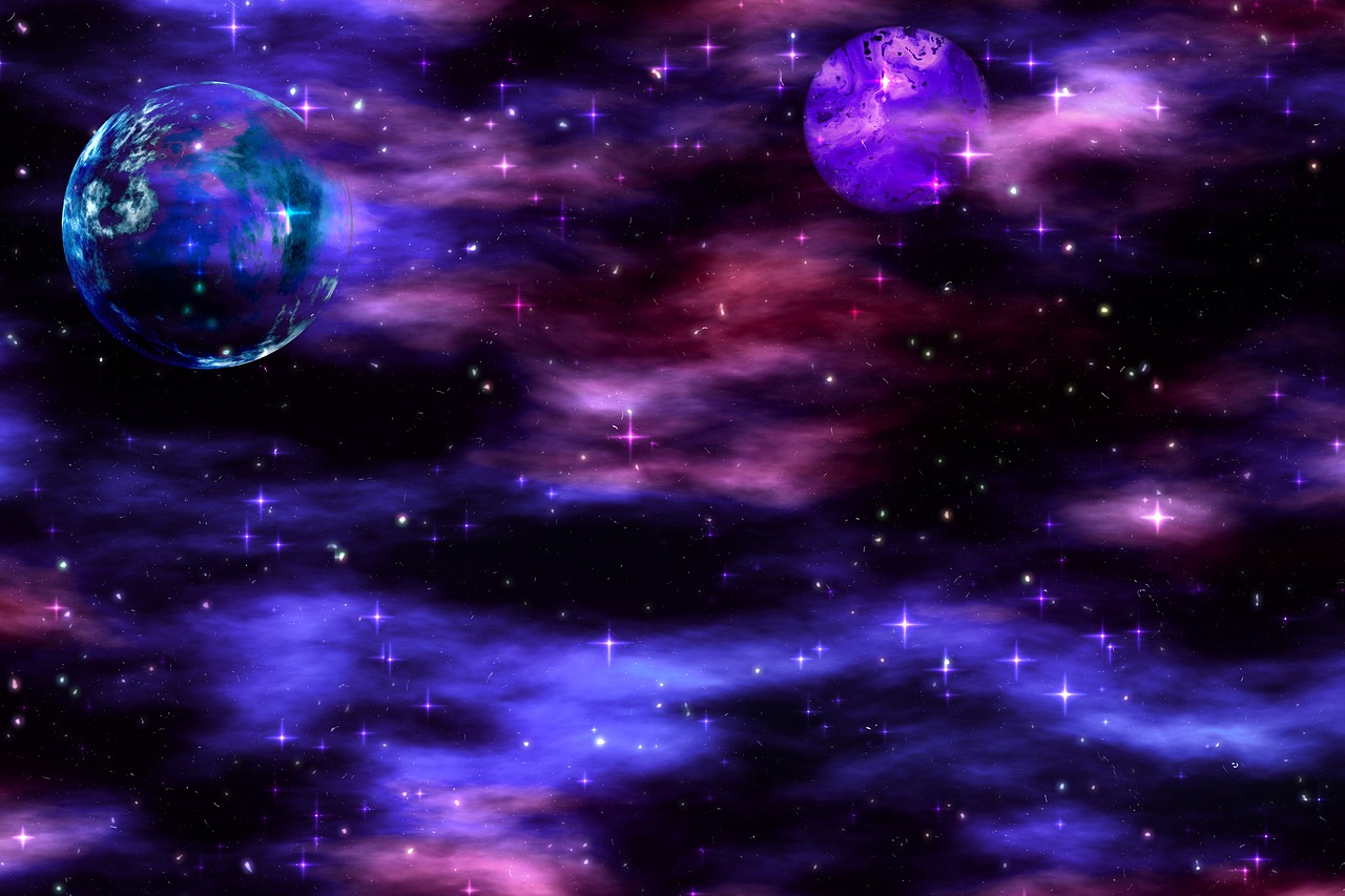 background  space  planet free photo
