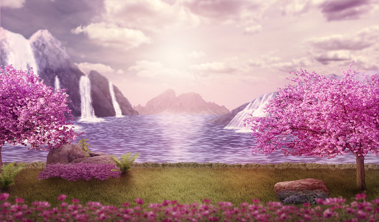 background  fantasy  landscape free photo