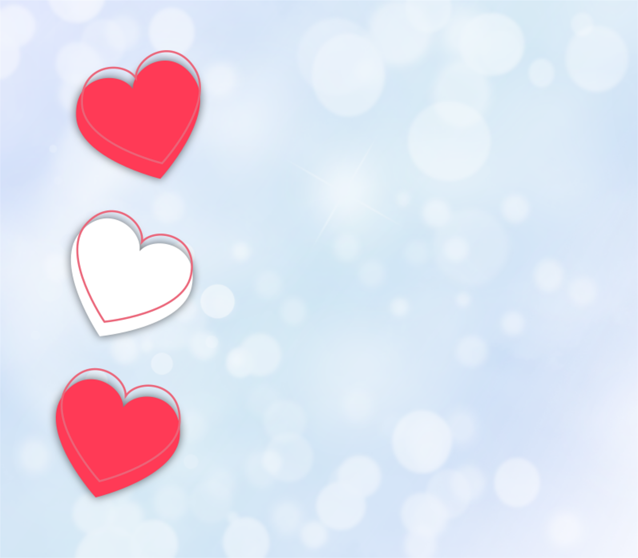 background  bokeh  hearts free photo