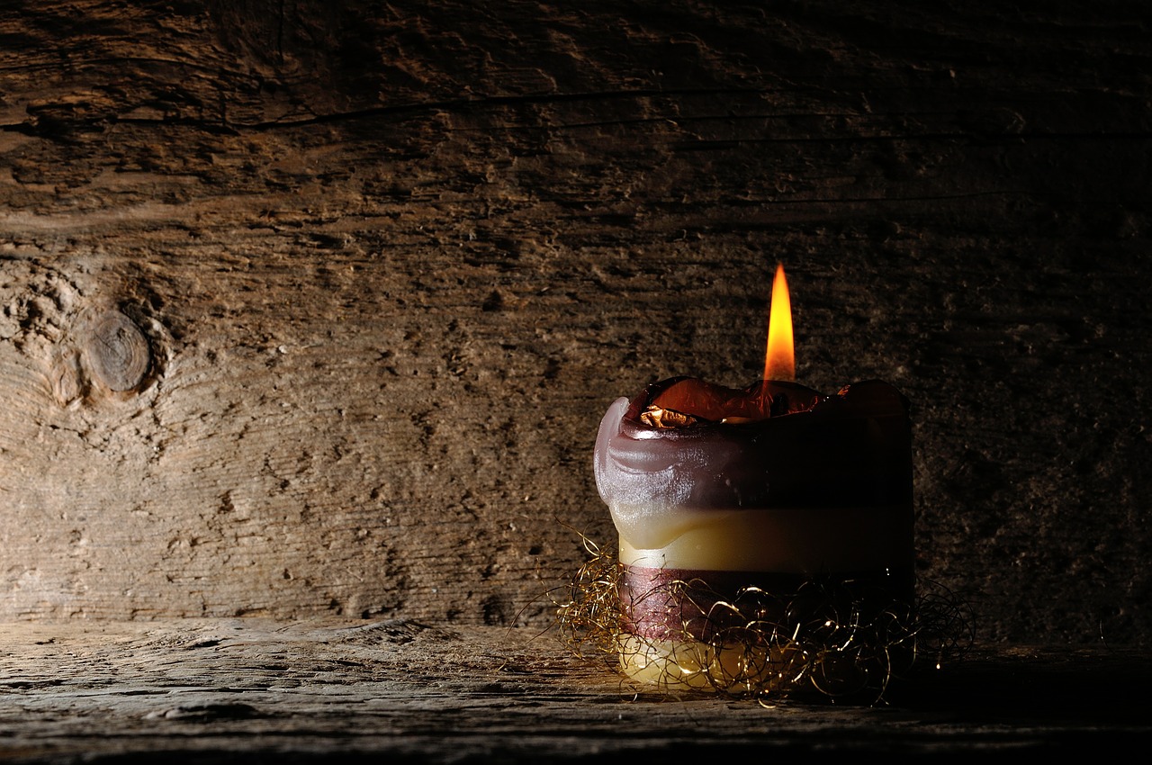 background wood candle free photo