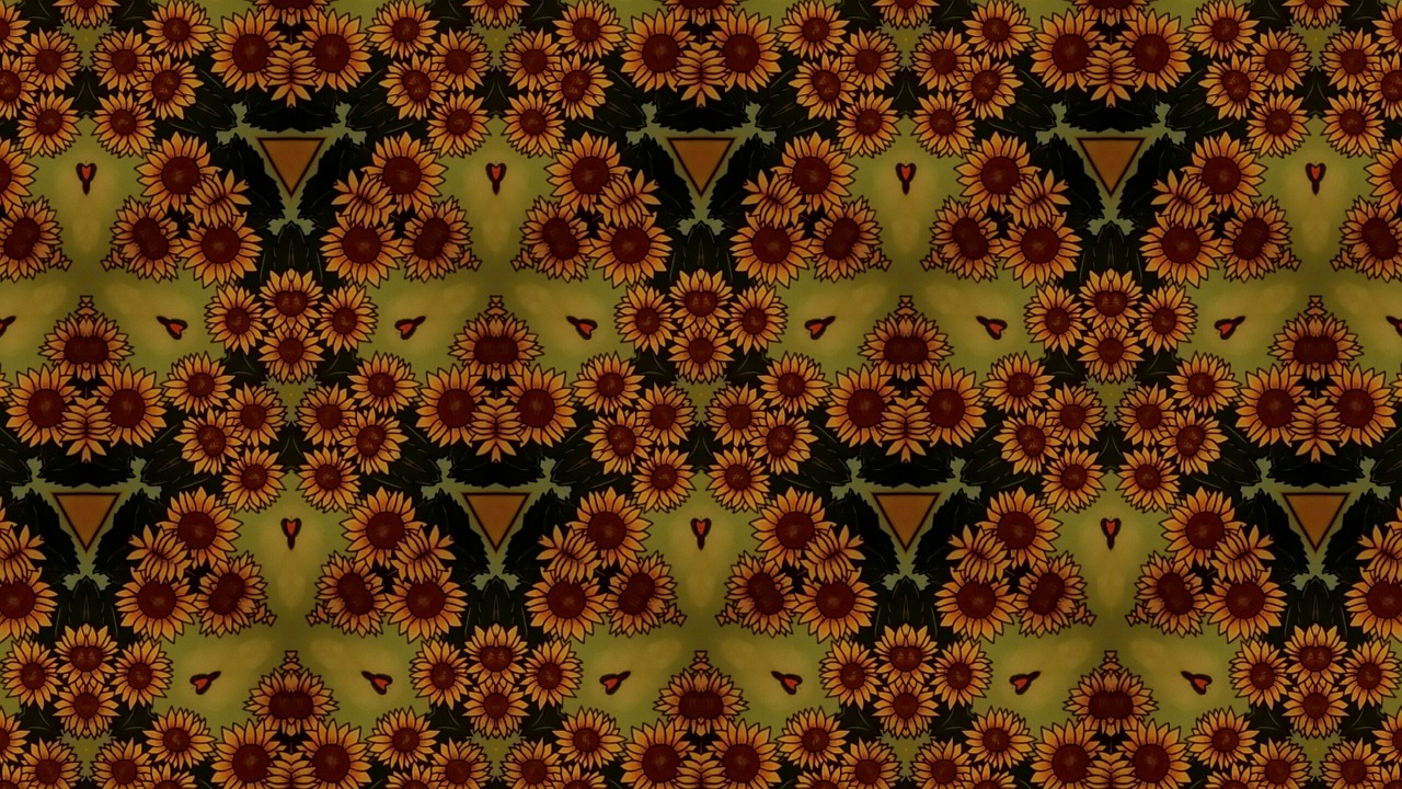 background sunflower abstract free photo